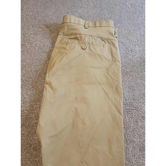 IZOD Advantage Sports Flex Performance Pants Mens 38x30 Straight Fit Khaki - Picture 3 of 14